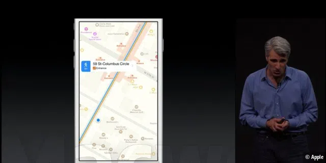 U-Bahn-Eingänge in Apple Karten