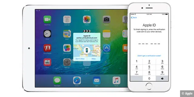 Auf einen Blick: Wer greift auf das iCloud-Konto zu und wo aus? So werden iOS 9 und OS X 10.11 El Capitan sicherer.