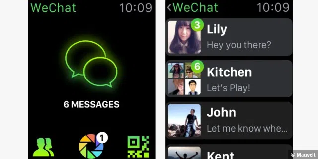 Apple Watch App: Wechat