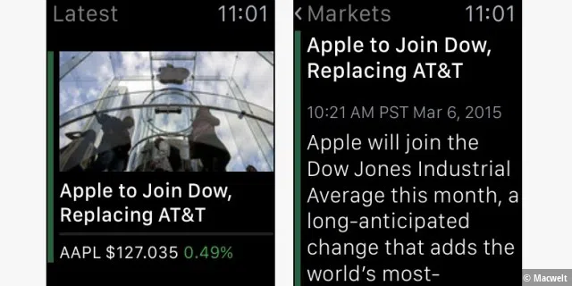 Apple Watch App: Wall Street Journal