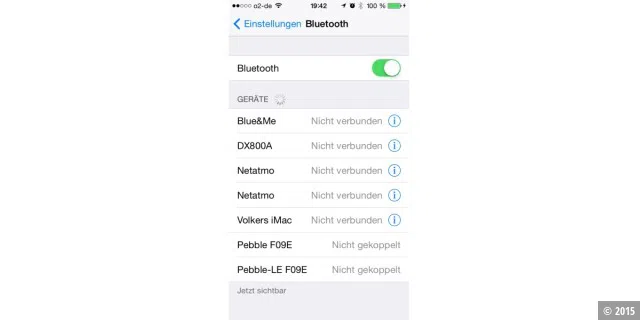 iPhone über Bluetooth mit Festnetztelefon koppeln