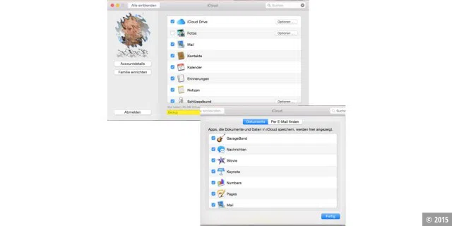Aktualisierung auf iCloud Drive unter OS X