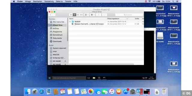 Sie können mit iCloud Drive Daten zwischen Mac und Windows synchronisieren