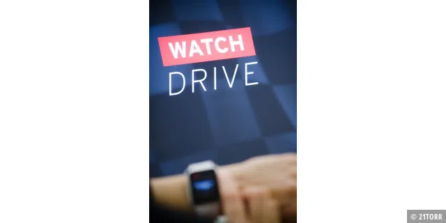 Mit WatchDrive kann man seine Carrera-Autos mit der Apple Watch steuern.