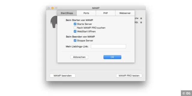 Mit den richtigen Einstellungen startet MAMP/Owncloud nach einem Stromausfall oder Neustart automatisch zusammen mit dem Mac neu.