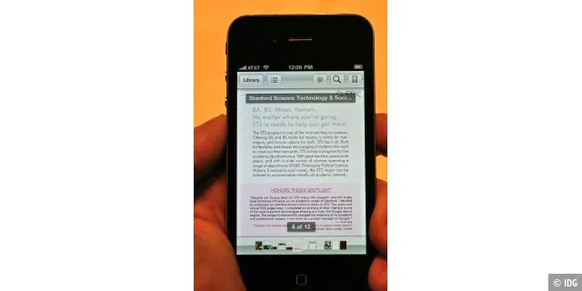 PDFs auf dem iPhone lesen
