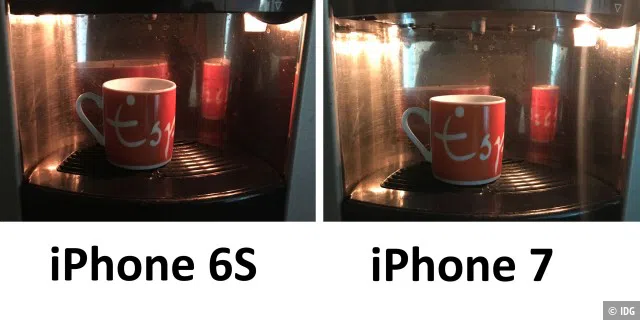 Bei schlechtem Licht macht das iPhone 7 bessere Bilder als der unmittelbare Vorgänger- Die vom iPhone 5S in diesen Situationen aufgenommenen wollen wir gar nicht mehr sehen...