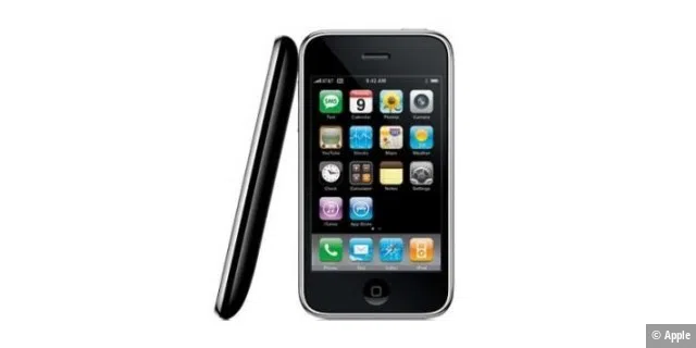 2008 kommt das iPhone 3G auf den Markt. Es erlaubt erstmals die Nutzung des 3G-Netzes, verfügt über GPS und mehr Speicher (8 oder 16 GB).