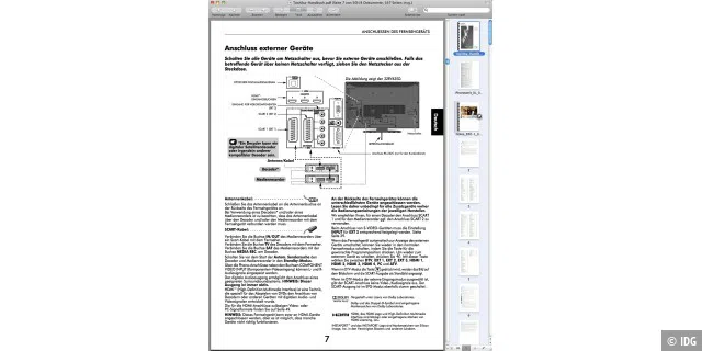 Mehrere PDF-Seiten in Vorschau zusammenfügen