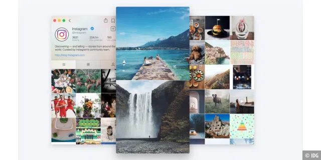 Fume hilft beim Upload von Fotos bei Instagram.