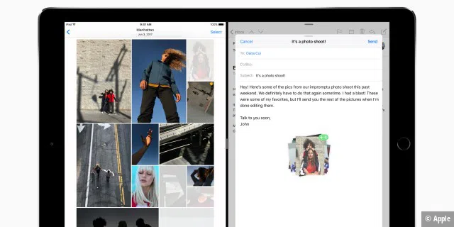 Das iPad erhält endlich Drag and Drop sowie flexiblere App-Fenster.