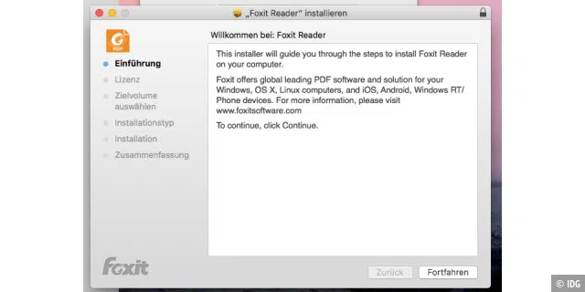 Foxit Reader 9 kann in macOS weitgehend die PDF-Vorschau ersetzen und bietet eine bessere Anzeige und Verwaltung von PDFs.