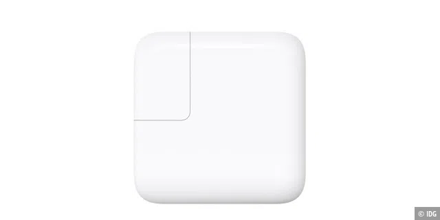 Mit dem 29W-Netzteil des Macbook Pro kann ein iPad Pro schneller geladen werden.