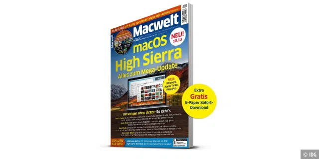 Macwelt-Sonderheft: Alles zu macOS 10.13 High Sierra auf 100 gedruckten Seiten