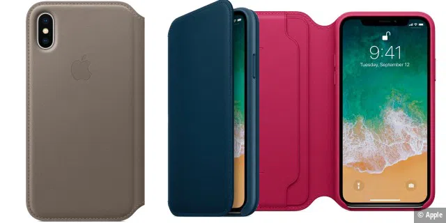 Smart Cover in Leder und in vier Farben