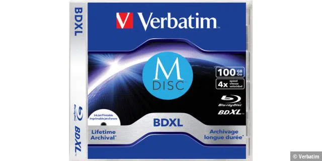 Mit Maximal 100 GB gibt es die M-Disc. Da lassen sich sehr gut kleine Bildbestände oder ganze Projekte komplett ablegen.