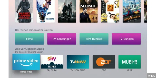 TV-App auf dem Apple TV