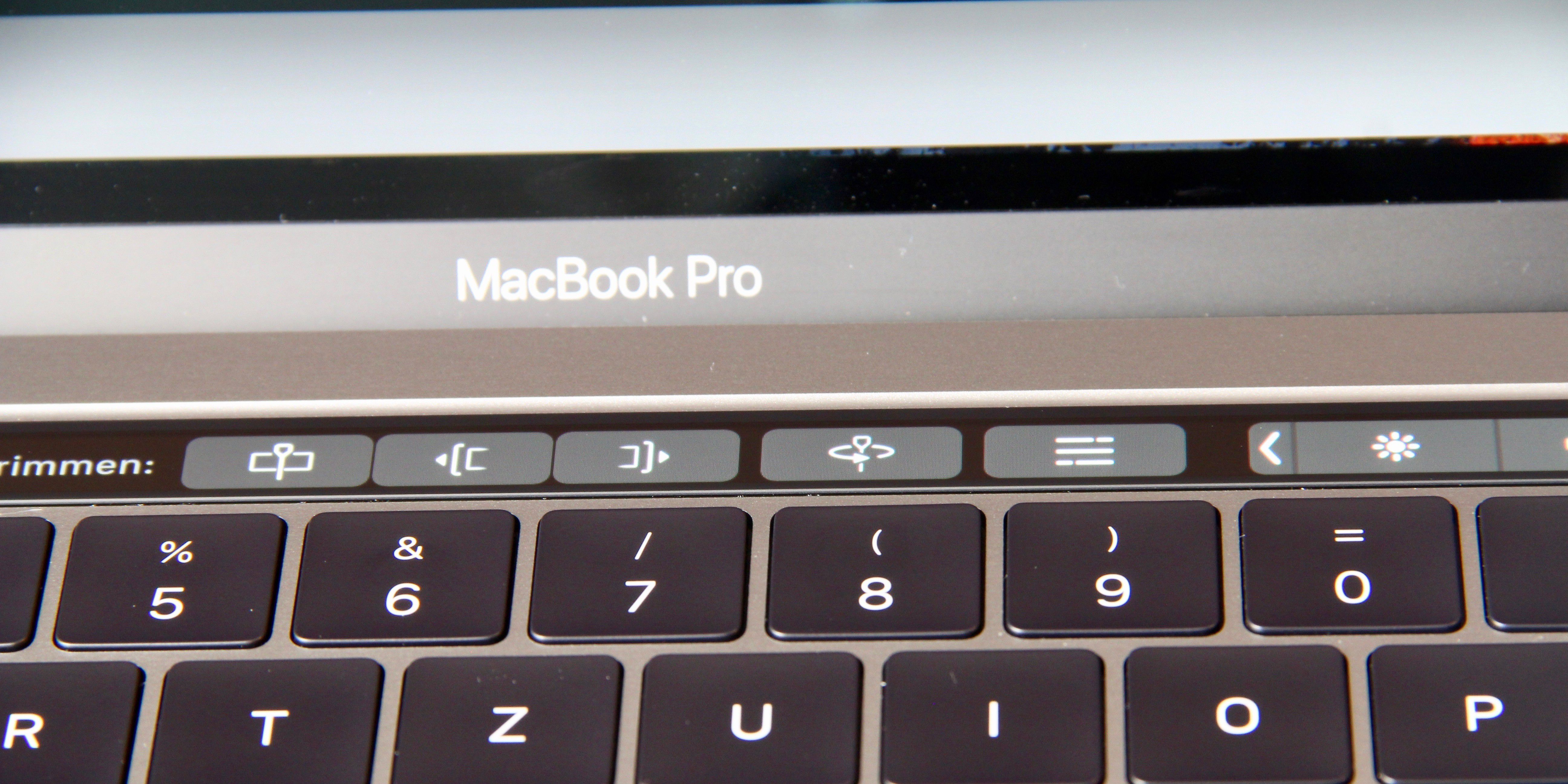 Macbook Pro mit Touch Bar