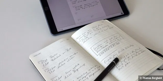Der Smart Planner ist ein Terminplaner für den Pen+. In Zusammenarbeit mit der Moleskine Notes-App werden die Papiereintragungen, in den iOS-Kalender eingetragen.