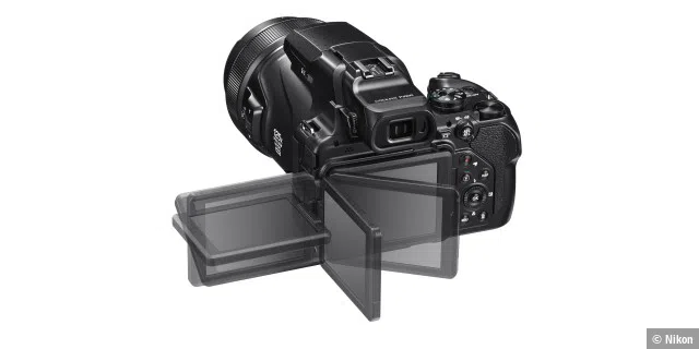 Nikon Coolpix P1000 mit schwenkbarem Display