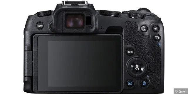 Die Rückseite der Canon EOS RP