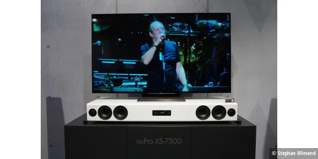 Ein Trend scheinen hochwertige Soundbars wie die nuPro XS-7500 zu sein.