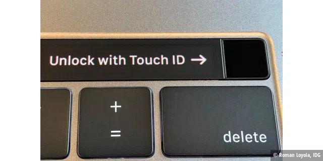 Touch ID macht es viel einfacher, sich an Orten anzumelden, an denen ein Passwort erforderlich ist.