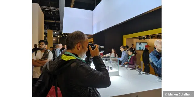 Nikon (hier im Bild), Olympus und Leica haben zur photokina 2020 abgesagt. Abgebildet istd er Stand von Nikon auf der photokina 2018.