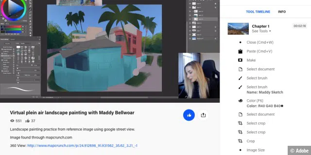 Adobe spendiert seinen CC-Apps eine Live-Streaming-Funktion.