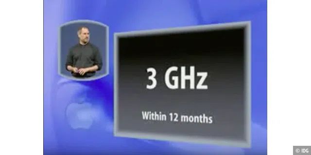 Den G5-Chip mit 3GHz hat es trotz IBM-Versprechen nie gegeben. Das führte 2006 zur Umstellung auf Intel-CPUs, nun könnte eine neue Transformation anstehen.