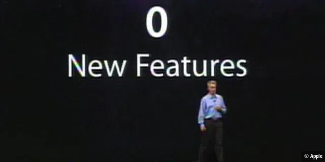 Bei Snow Leopard hatte sich Apple auf die Optimierung der bestehenden Systemfunktionen konzentriert.