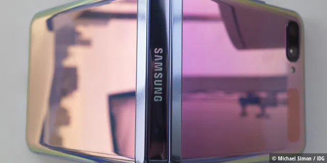 Das Galaxy Z Flip ist schon von außen eine Schönheit.
