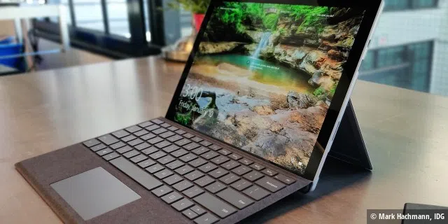 Microsofts Surface ist ein 2-in-1-System, das iPad nicht.