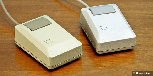 Für das Jahr 1984 war die originale Apple-Maus gar nicht so schlecht.