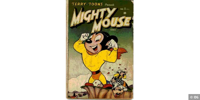mighty mouse comicfigur
