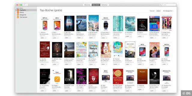 Bücher bei Apple