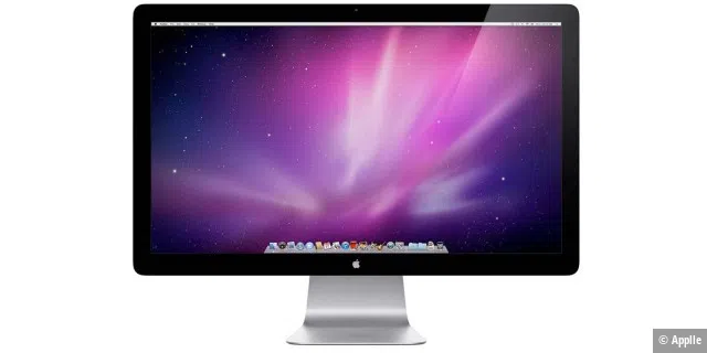 Apple LED-Cinemadisplay aus der Ära von Mac-OS X 10.5 Leopard