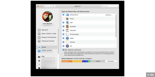 iCloud und seine Funktionen können Sie nur mit einer Apple-ID nutzen.