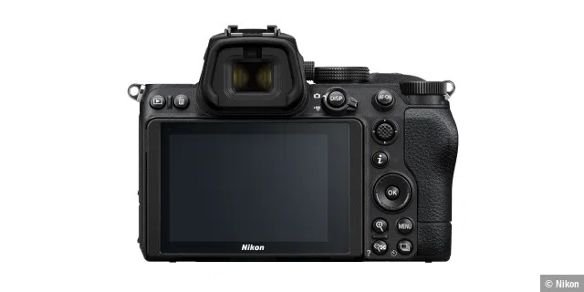 Die Rückansicht der Nikon Z5