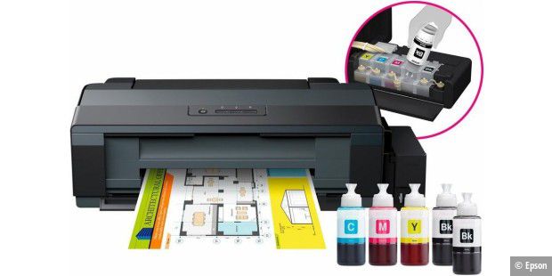 Drucker mit Tinten-Tank reduzieren die Druckkosten erheblich und sind auch umweltfreundlicher als Patronen-Drucker