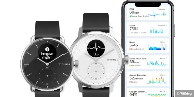 ScanWatch und Withings-App