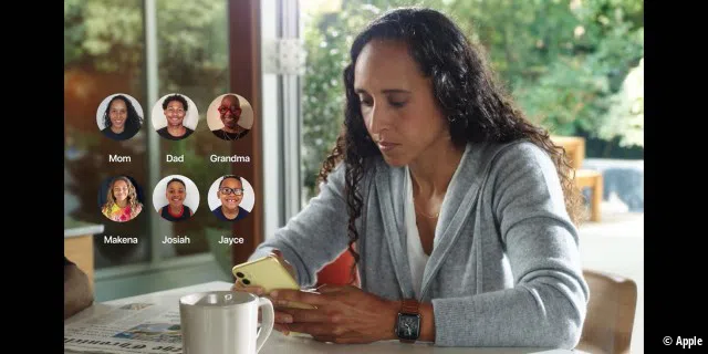 Die Apple Watch ist Teil von Family Sharing geworden.