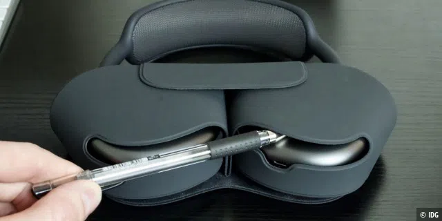 Das sogenannte Smart Case trägt nicht zum Schutz Ihrer Kopfhörer in der Tasche bei.