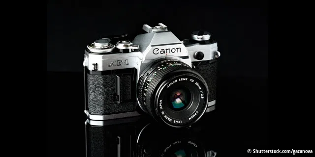 Die AE1 ist eine Kleinbild-Spiegelreflexkamera von Canon.