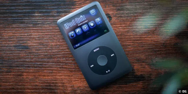 Das iPod-Quiz auf dem iPod Classic.