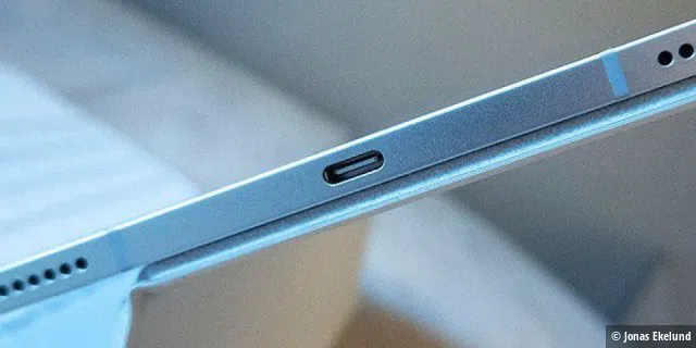 Sieht aus wie vorher, kann jetzt aber USB 4: Der einzige Port des iPad Pro