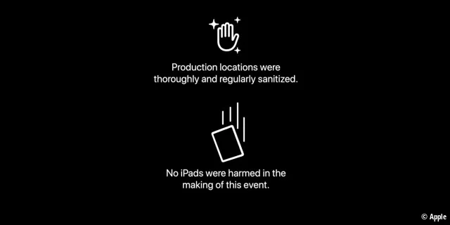 Nochmal Glück gehabt: Kein iPad kam bei den Dreharbeiten zu Schaden