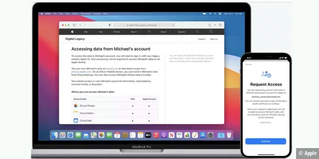 Apple hat eine Vorschau auf die digitale Nachlassverwaltung gezeigt, aber es scheint, dass es in einem Update später im Jahr 2021 für seine Betriebssysteme erscheinen wird.