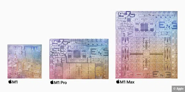 Der M1 Pro und der M1 Max von Apple sind riesige Chips mit großen Leistungssteigerungen gegenüber dem M1.