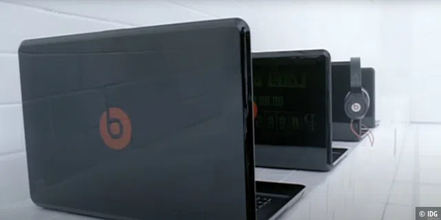 Hier sind Beats in Form eines Laptops vorgestellt. Video: 